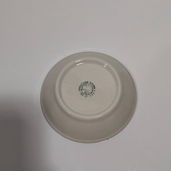 Syracuse China Dewitt Clinton Pilgrim Fruit Dessert Bowl 5" Bird Floral USA - Picture 8 of 8